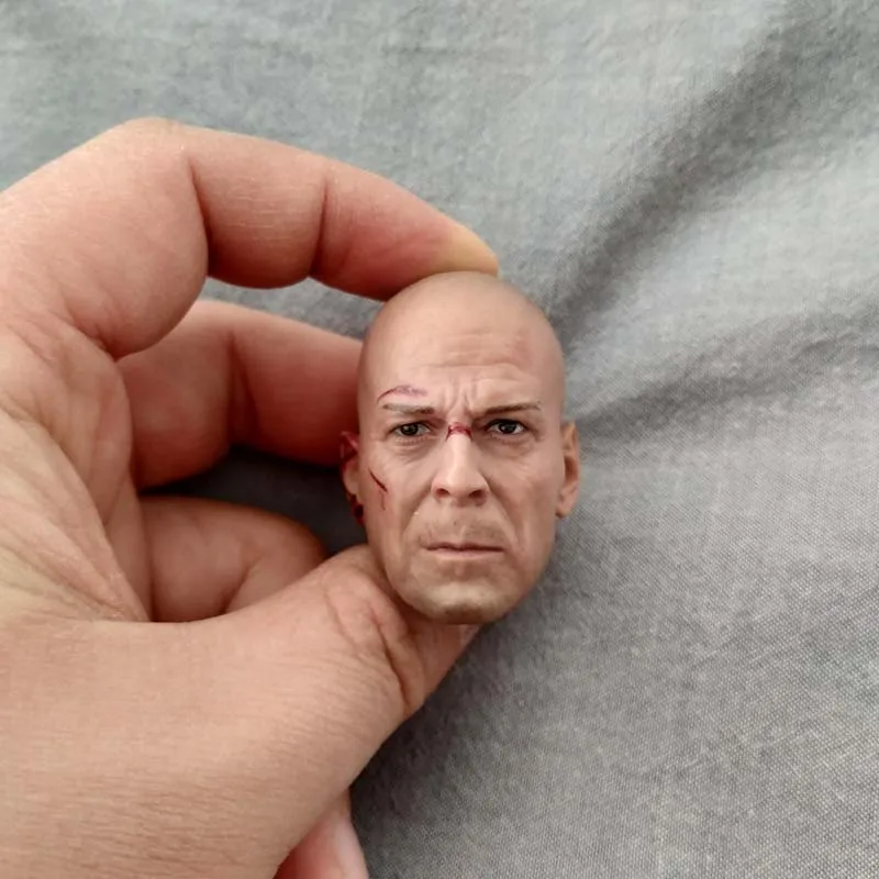 

1/6 Scale Die Hard Bruce Willis Head Sculpt for 12in Action Figure Doll Toy