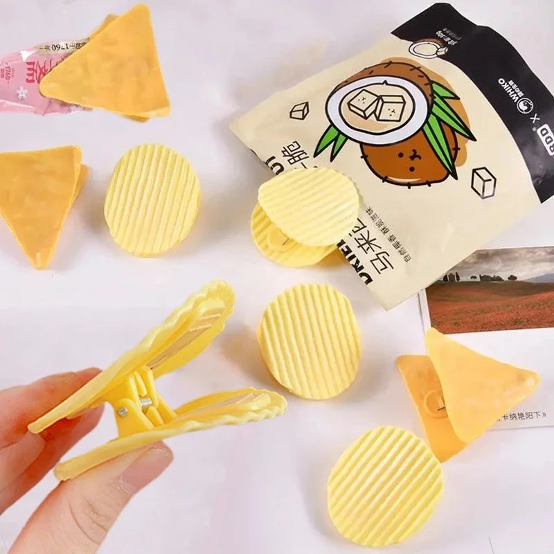 

Креативные зажимы для запечатывания картофельных чипсов, милые зажимы для моделирования картофельных чипсов, зажимы для упаковки закусок ...