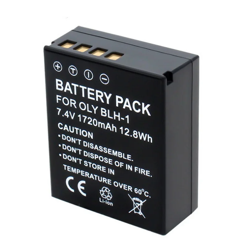 Аккумуляторная батарея BLH-1 BLH1 для камеры + USB зарядное устройство Olympus E-M1 Mark II EM1-2 EM1
