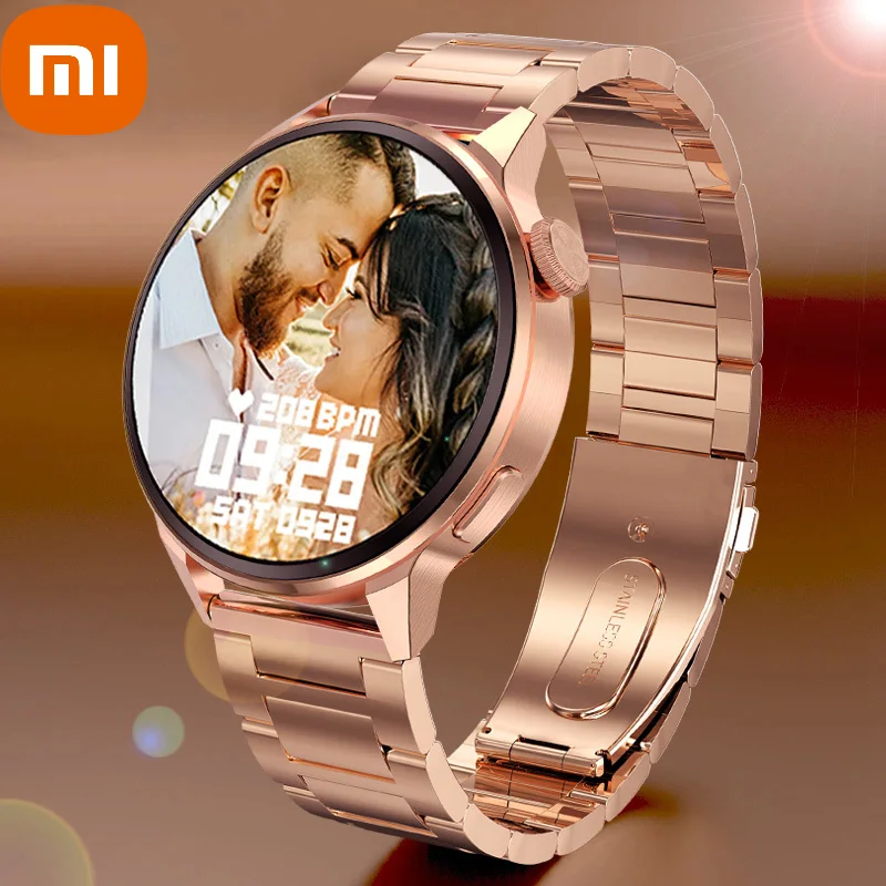 

xiaomi NFC Smart Watch Women Sport GPS Track Watches Bluetooth Call Heart Rate Custom Dial ECG PPG Smartwatch For Android IOS