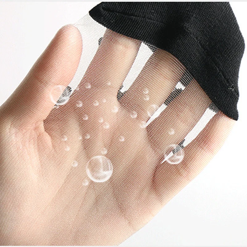 4 Pairs/Lot Women Cute Cartoon Cat Paw Print Ultra-Thin Novelty Net Socks Japanese Glass Silk Meias Female Transparent Funny Bas
