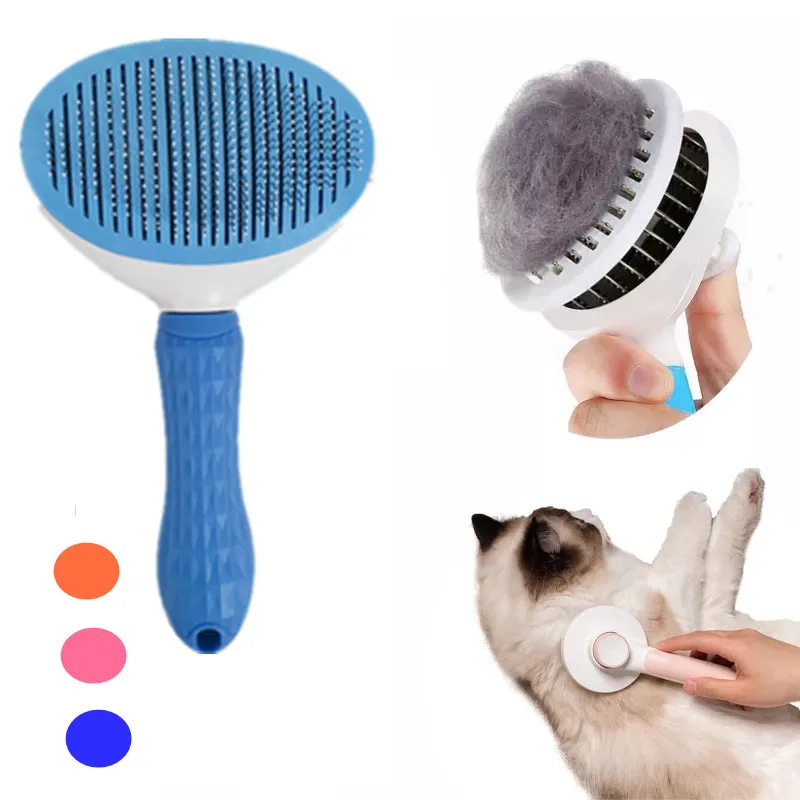 

Расческа для домашних животных, автоматическая щетка для груминга и удаления шерсти у собак, принадлежности для домашних животных