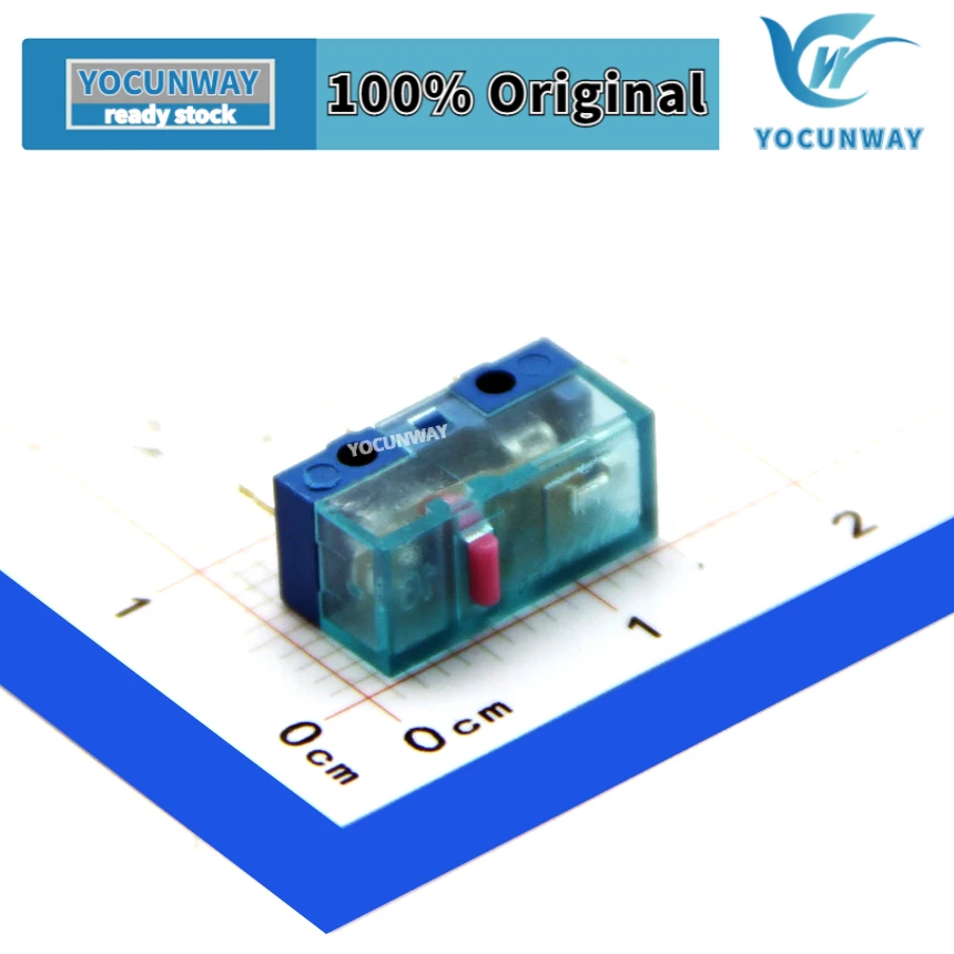 Новая Оригинальная мышь HUANO с кнопкой микро-переключения прозрачная синяя оболочка розовый синий желтый горошек 80 миллионов Lifetimes компьютерная мышь