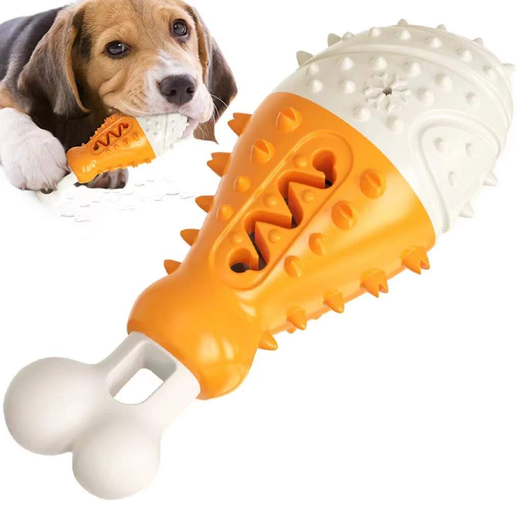 

New Turkey leg dog toy molar stick leaks chew dog toothbrush