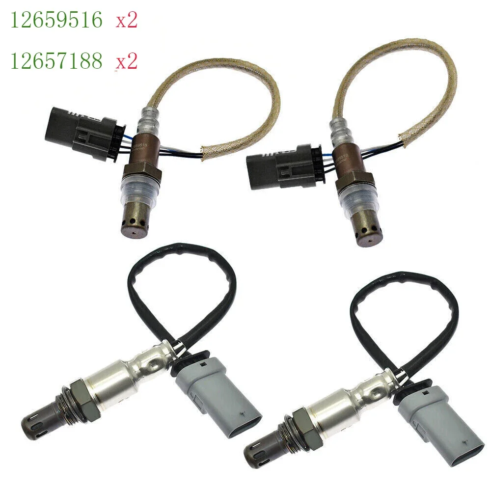 4 шт. потоковый кислородный датчик O2 для Cadillac Escalade Silverado Suburban Tahoe GMC Sierra Yukon XL 12659516