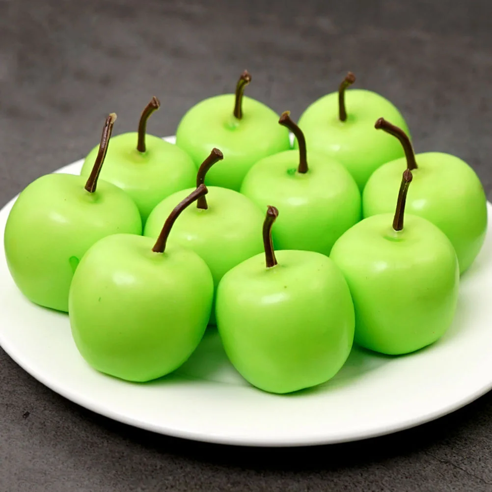 

Simulation Apple Photography Props Scene Adornment Faux Apples Decorative Mini Artificial Fruits Simulated Foams