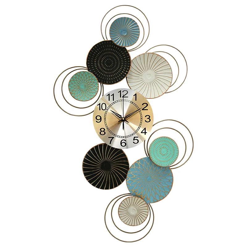 

Big Size Wall Clock Modern Design Luxury Aesthetic Living Room Accessories Watch European Horloge Murale Pared Wall Decor
