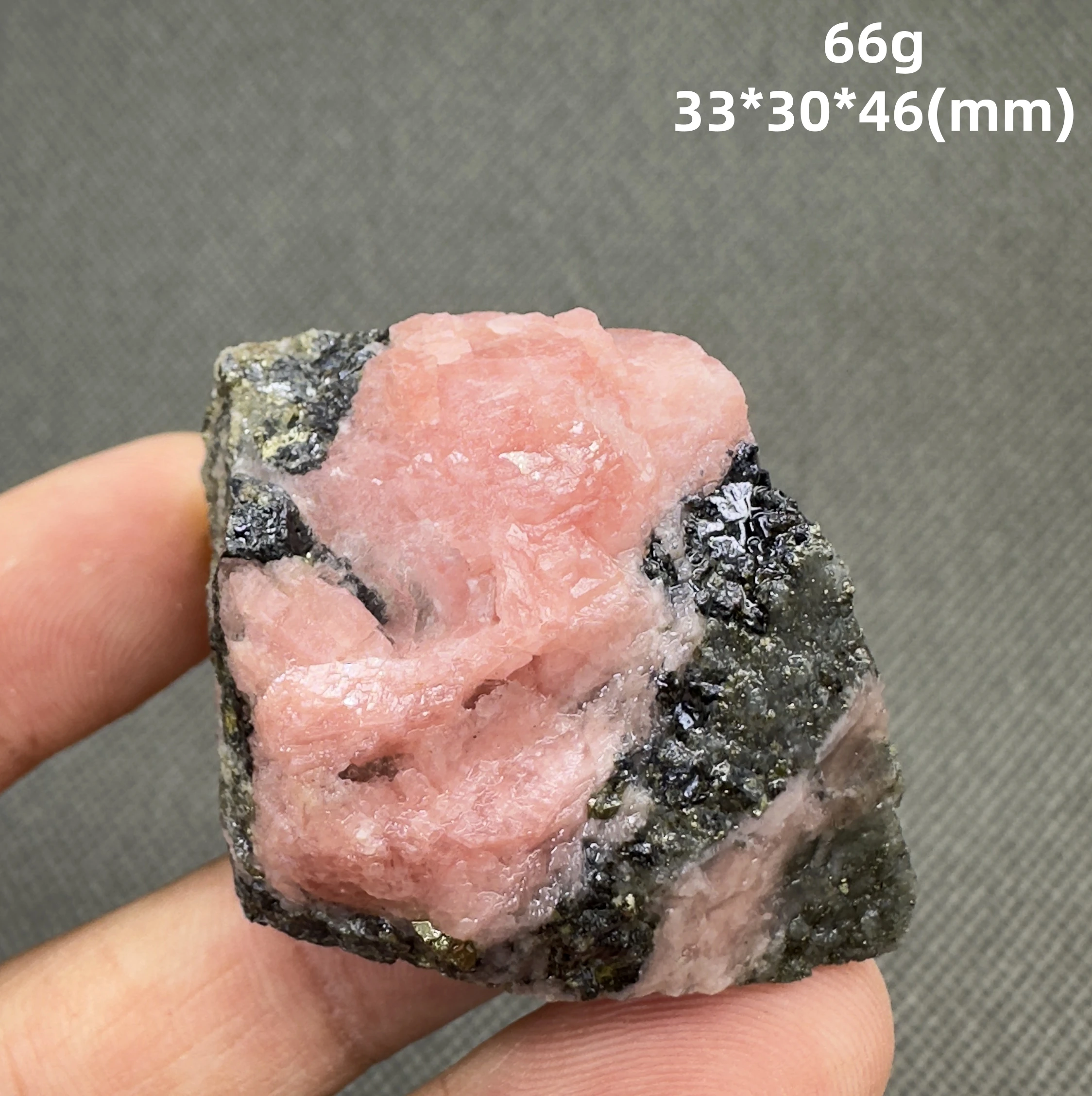 Розовый родохрозит и галена, образец минерала + кварц и камни, Фэншуй, QIANCHUAN