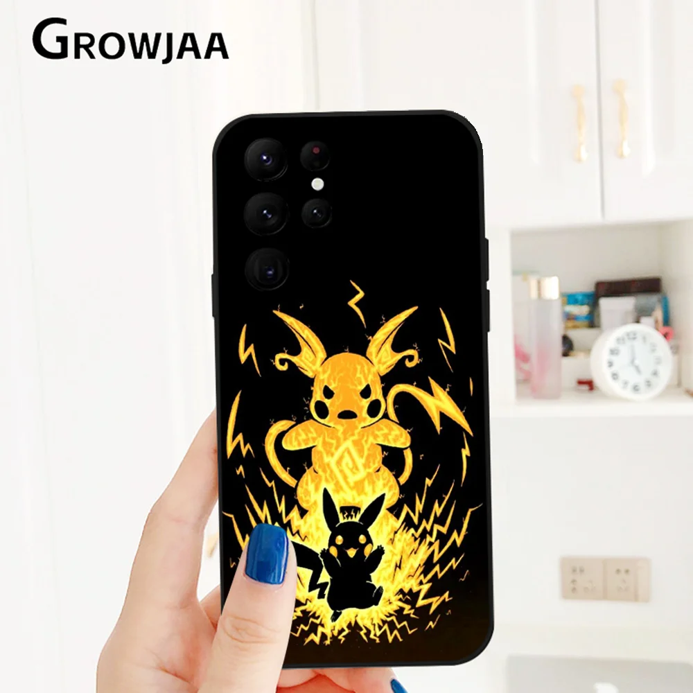 Чехол для телефона Pokemon G-Gengar Mewtwo Samsung Galaxy S25 S24 S22 S23 Ultra S21 S20 Plus 5G защитный