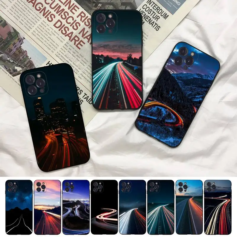 

Highway Phone Case For iPhone 8 7 6 6S Plus X SE 2020 XR XS 14 11 12 13 Mini Pro Max Mobile Case