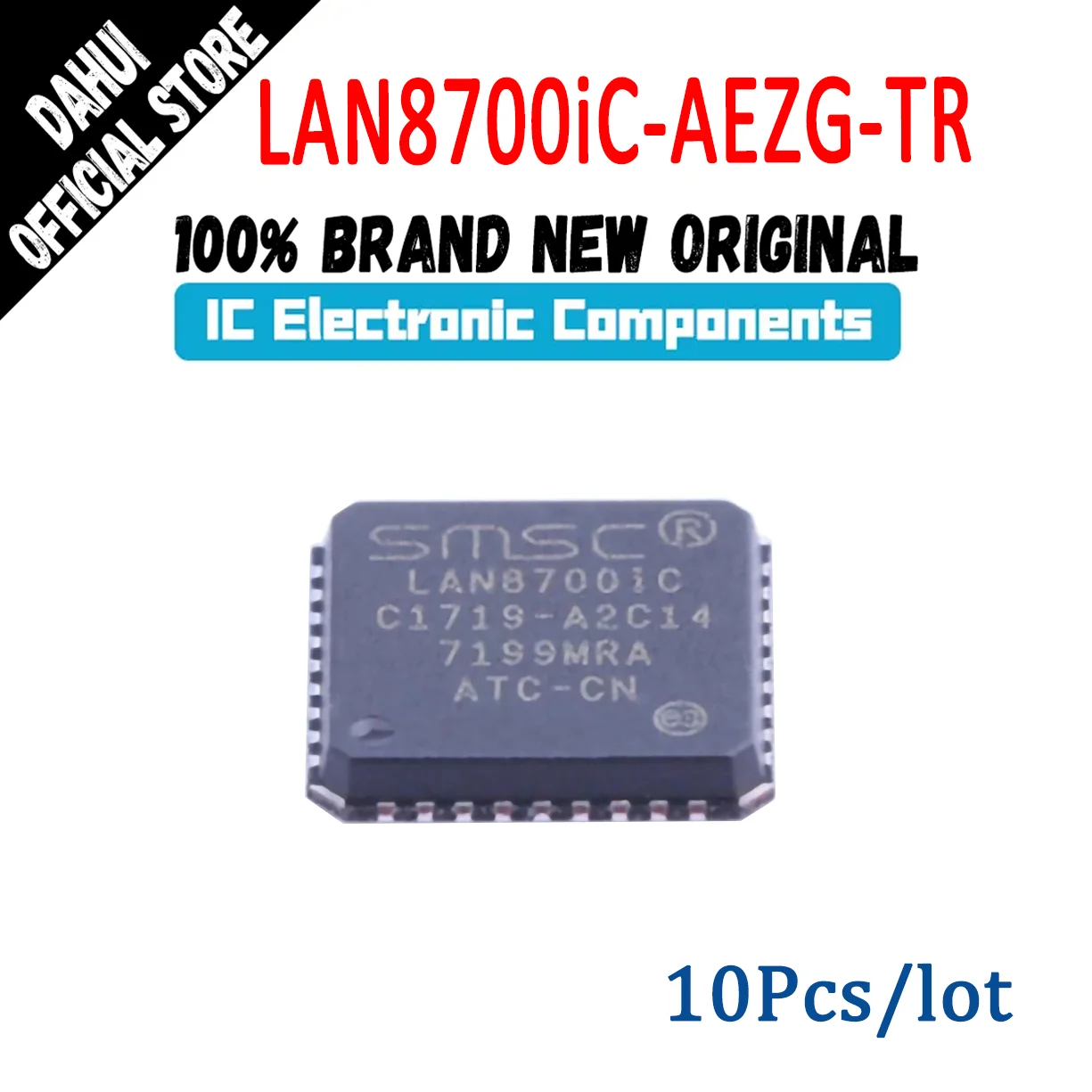 

LAN8700iC-AEZG-TR LAN8700iC-AEZG LAN8700iC LAN8700 LAN IC Chip QFN36