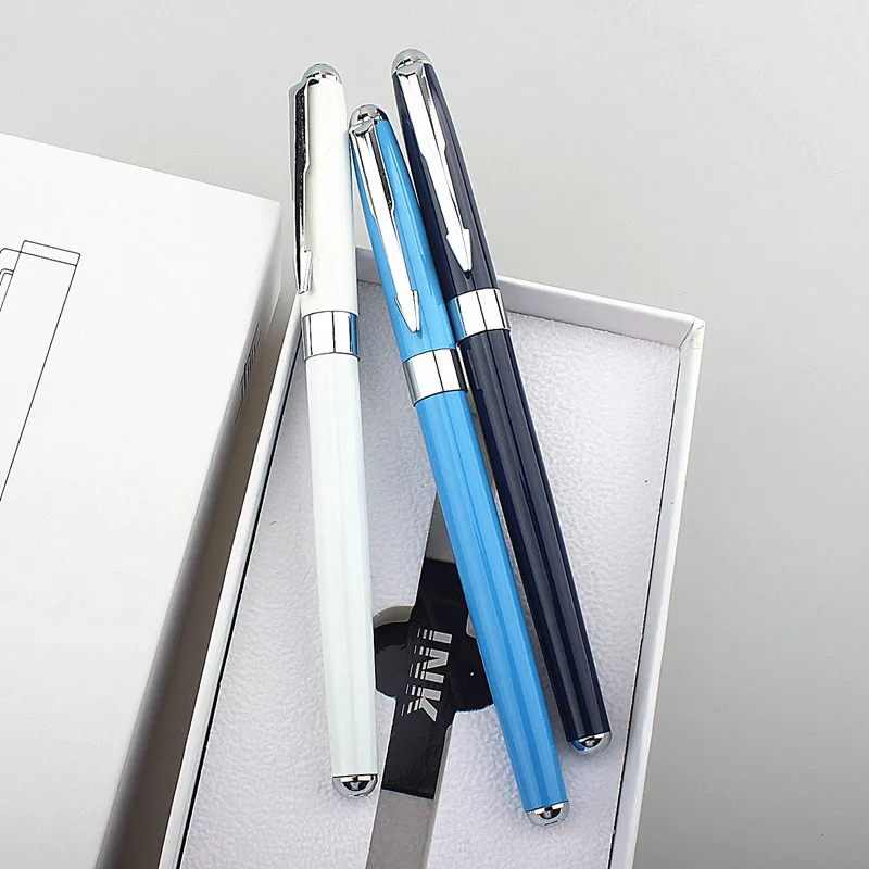 

High Quality Metal Rollerball Pen Elegante Signature Stationery Office School Supplies Ball Point Ink Pens