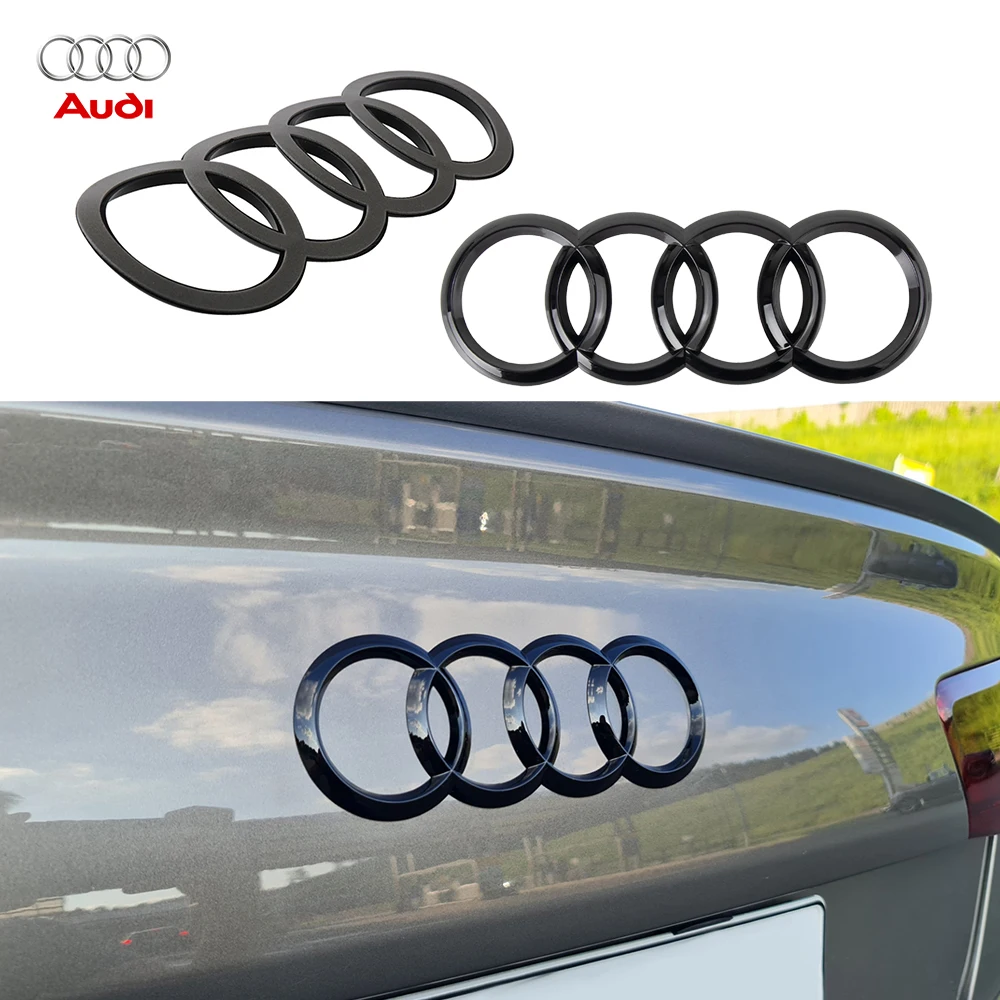 Фото 1 шт. эмблема-наклейка из АБС-пластика на капот и багажник для Audi S A3 A4 B8 8P 8V B6 A5 A6 C7 Q5 B9 B7 C6 A1 Q7 Q3 Tt A7 8L №1