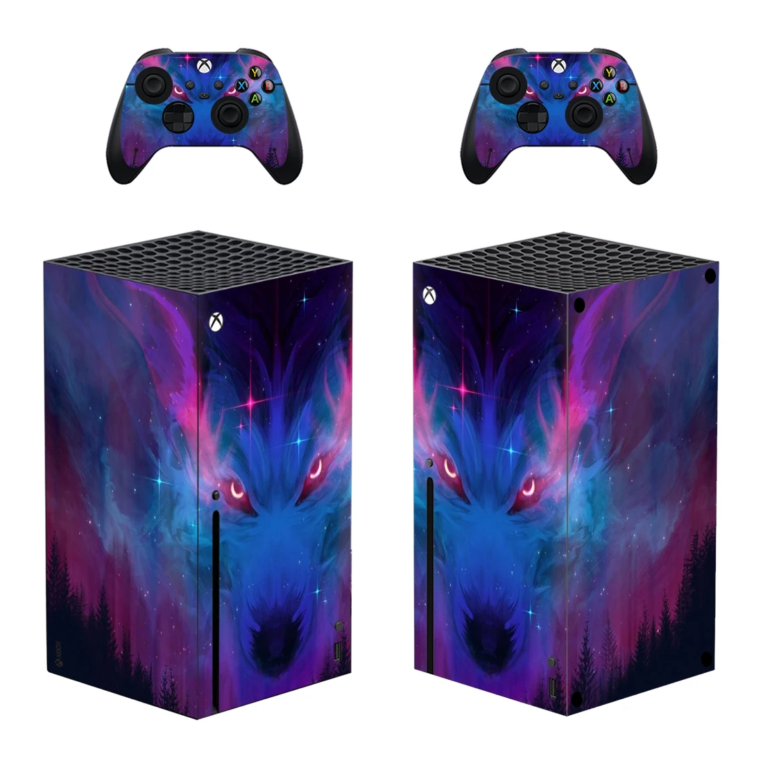 

Wolf Style Xbox Series X Skin Sticker for Console & 2 Controllers Decal Vinyl Protective Skins Style 1