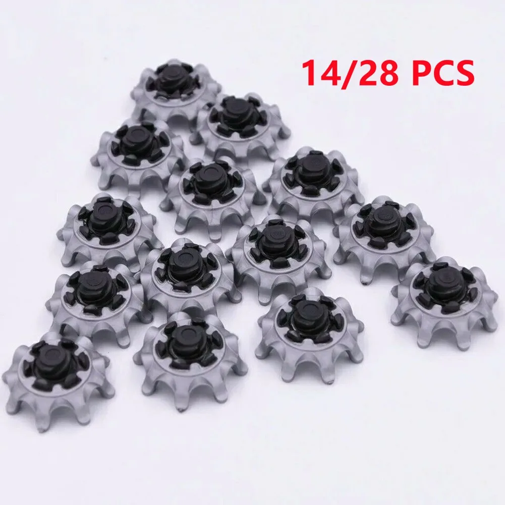 

14/28 Pcs Golf Soft Spikes 1/4 Turn Fast-Wist Studs Cleats Golf Shoes For FootJoy Replacement Set Golf Training Tools