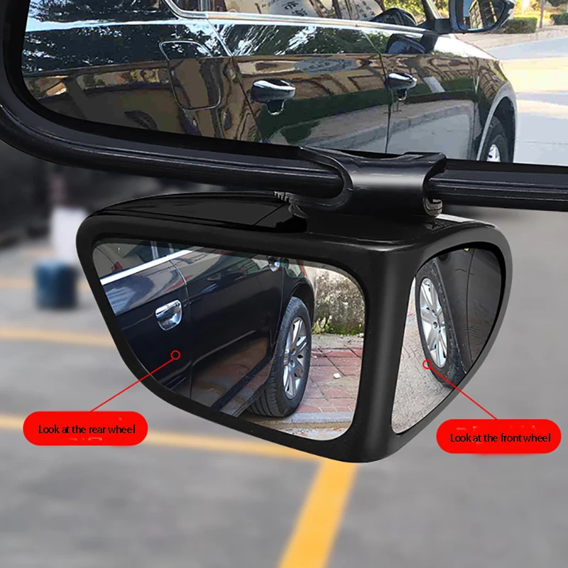 

Вращающееся на 360 градусов Автомобильное Зеркало для слепых зон, регулируемое широкоугольное зеркало заднего вида, Автомобильное зеркало з...