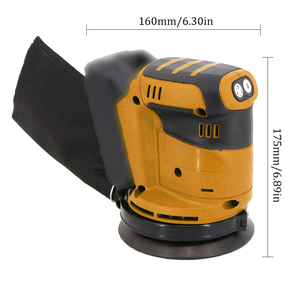 

Multifunctional Cordless Electric Car Polisher 3 Gears of Speeds Auto Polishing Machine Wood Metal Waxing Grinding Machine