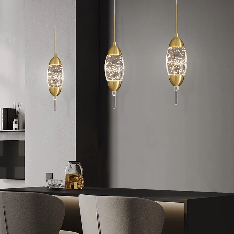 Современная зеркальная люстра AiPaiTe настенная лампа-подвеска для основной