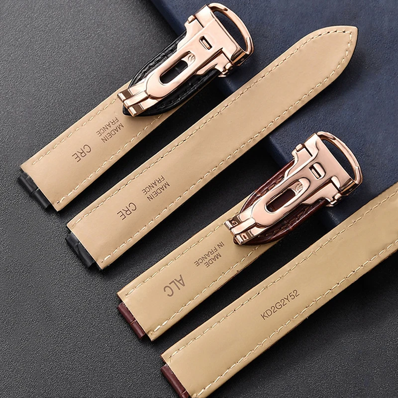 Watch accessories leather strap Women for Cartier blue balloon watch band Leather watch strap Buckle Watch Accessories Belt