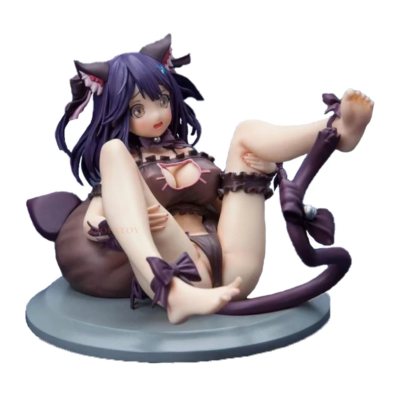 

13cm LotNG Anime Figure Nine lives Cat girl Action Figure Can Undress Sexy Cat Ears Girls Figure Collection Model Doll Toys