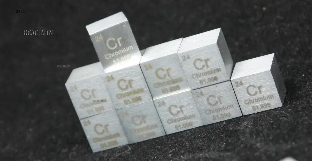 

Cr Chromium Chrome Cube Bulk Block High Pure 99.94% 10x10x10mm Square Cut 7.2g Metal Elements for Research Study University