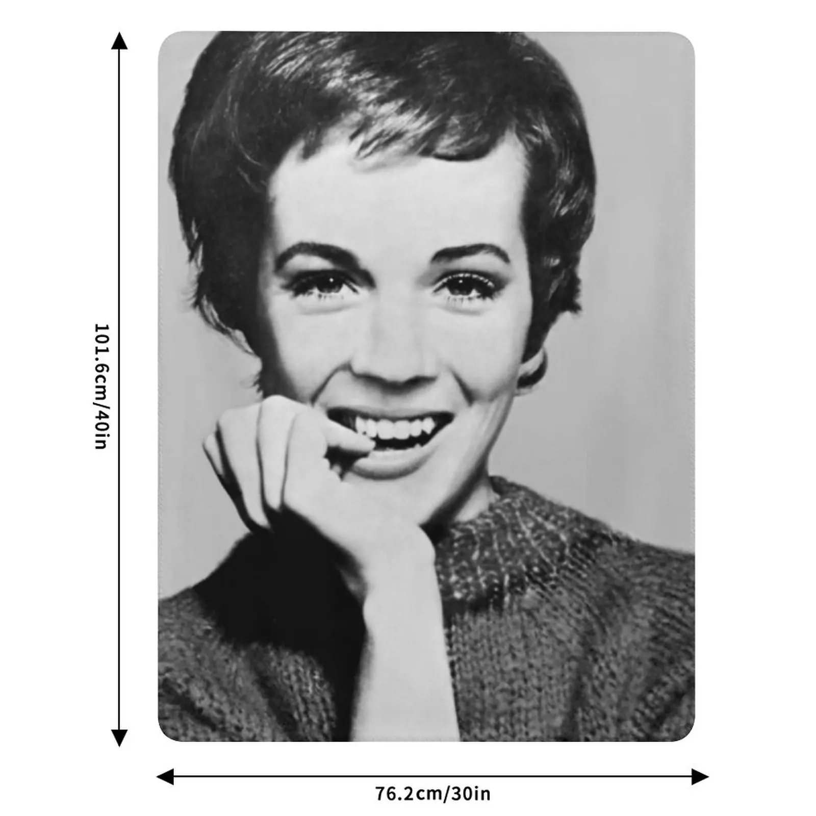 Одеяло Julie Andrews V, забавный подарок на зиму, пляжное одеяло (art.: 3920d2ccb7f3c) - 3920d2ccb7f3c