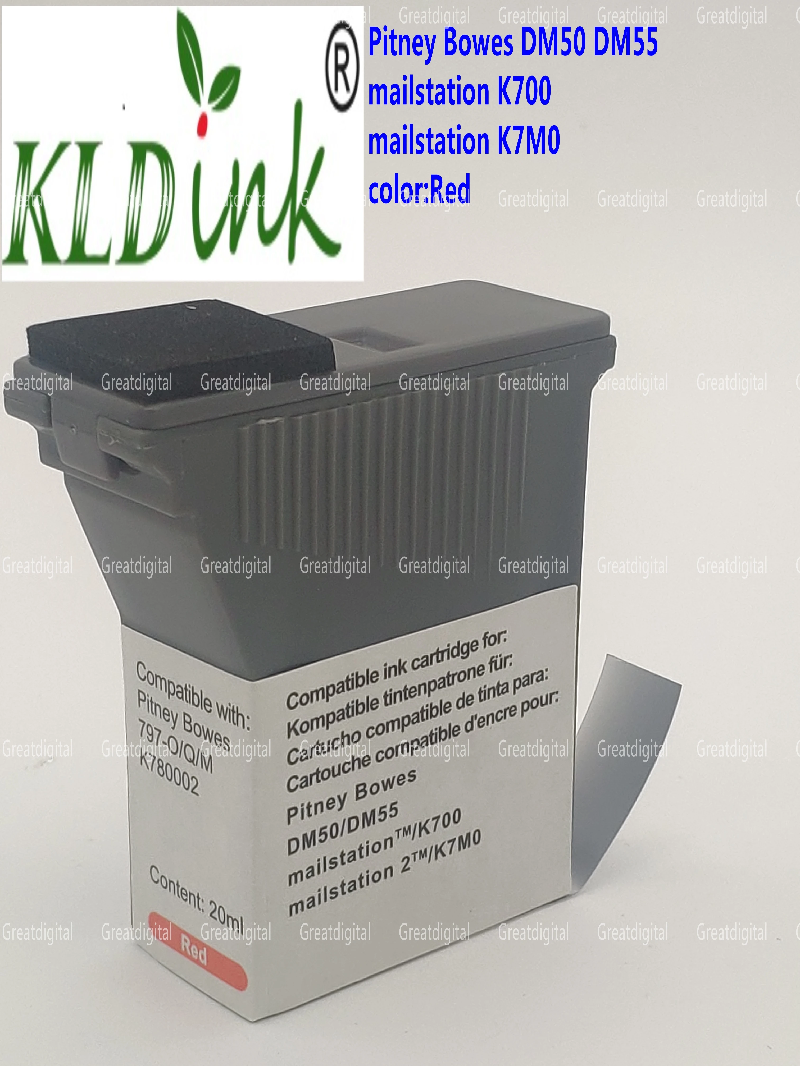 

25 шт. 797 красные чернила для pitney bowes DM50 DM55 mailstation K700 K7M0