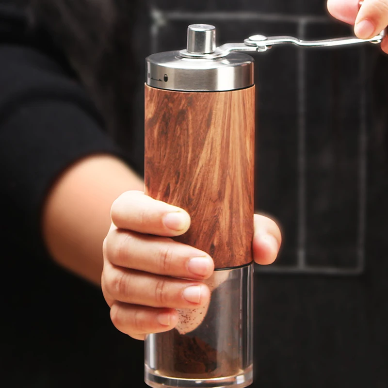 

Portable Hand Coffee Beans Grinder Machine Wood Mill Manual Bean Grinder Cafe Retro Moedor De Cafe Madeira Coffe Accessories