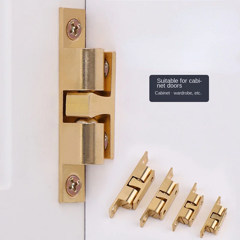 

Furniture Door Latch Solid Brass Spring Ball Catch with Free Screws