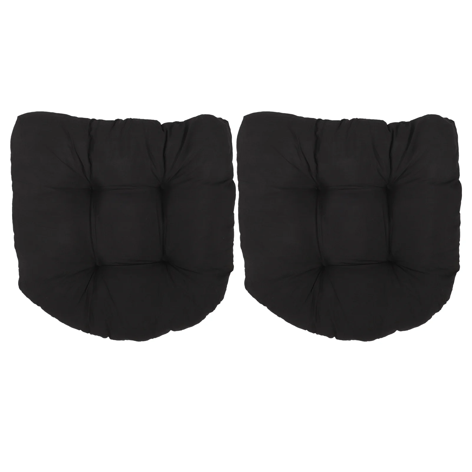 

2 Pcs Seat Cushion Office Chair Pad Seats Outdoor Patio Cushions Polyester Wicker Car