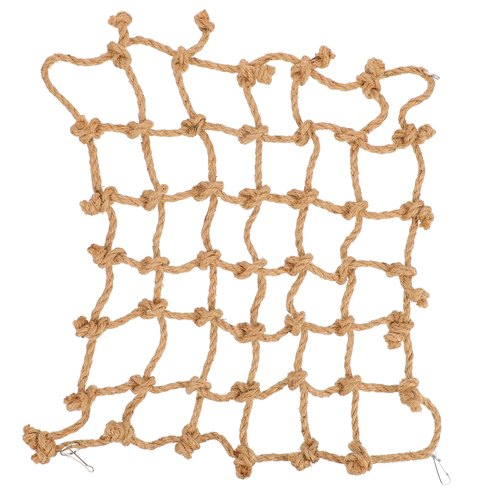 

Bird Net Climbing Parrot Rope Ladder Toy Hammock Hamster Pet Swing Squirrel Toys Chewing Reptile Perch Hanging Woven Large