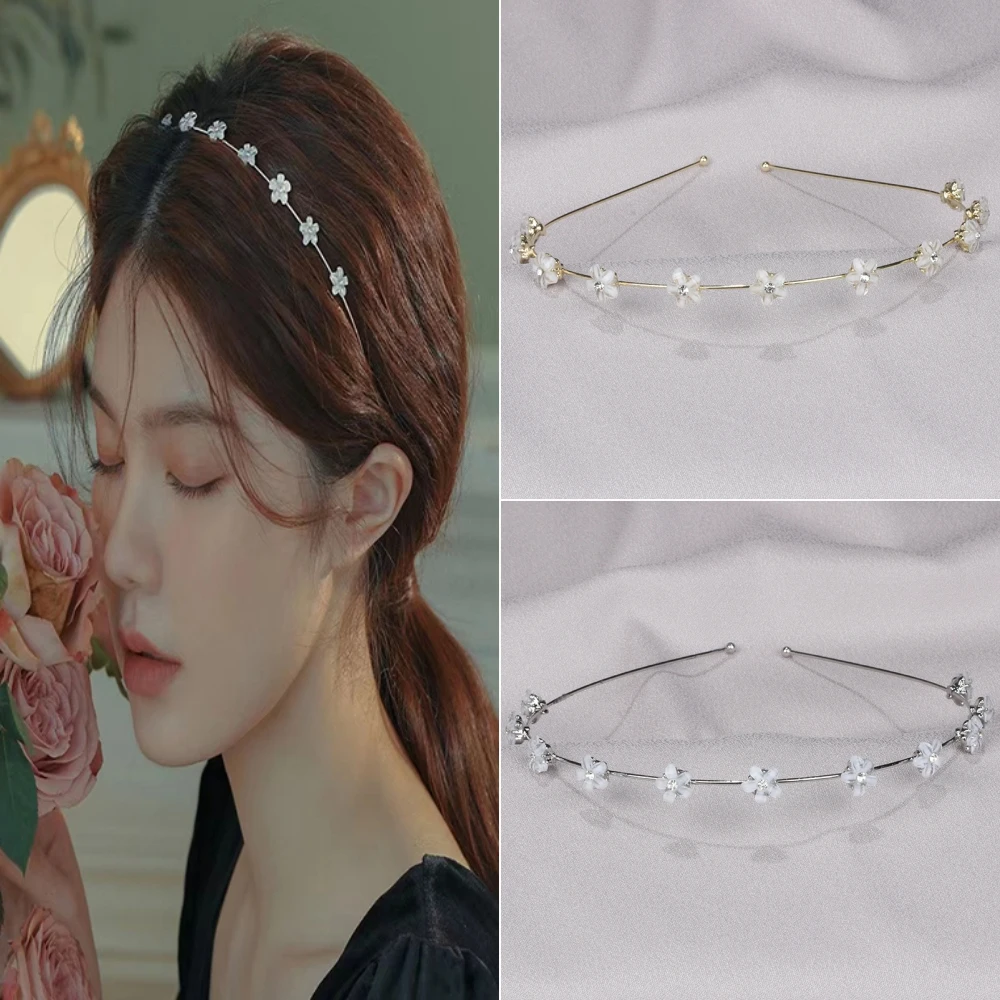 

Fashion Bride Kronen Hochzeit Hair Accessories Flower Women's Jewelry Headwear Tiara Girls' Wedding Jewelry Headband Diadem