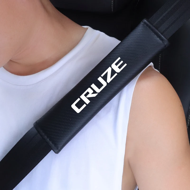 

Car Seat Belt Cover Auto Seat Belt Shoulder Pad Clip Suede Carbon Fiber For Chevrolet Cruze Auto Accessories