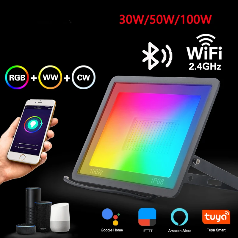 

Умный прожектор для сада, 30-150 Вт, IP66