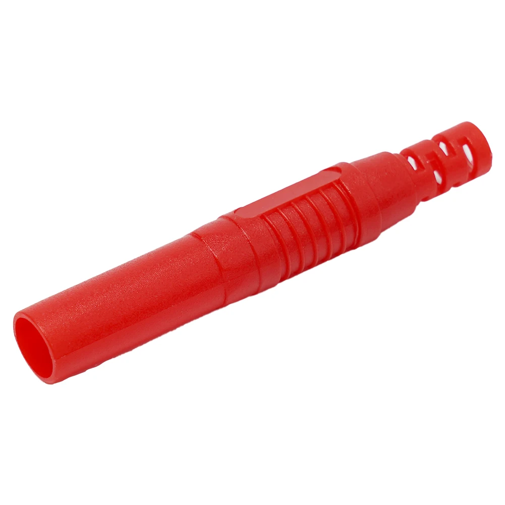 2 шт. Изолированная безопасная штепсельная вилка типа банан 4 мм соединители