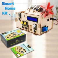 Русский учебни Keyestudio Smart IOT Home Kit with PLUS Board for Arduino Starter Kit DIY Projetcs STEM Programming /CE Compliant