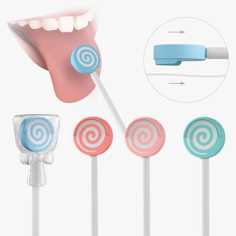 

1pc Lollipop Baby Care Tongue Child Scraper Kids Cleaner Oral Hygiene Remove Tongue Coating