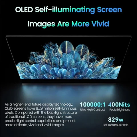 REALZA 15,6-дюймовый 4K AMOLED монитор