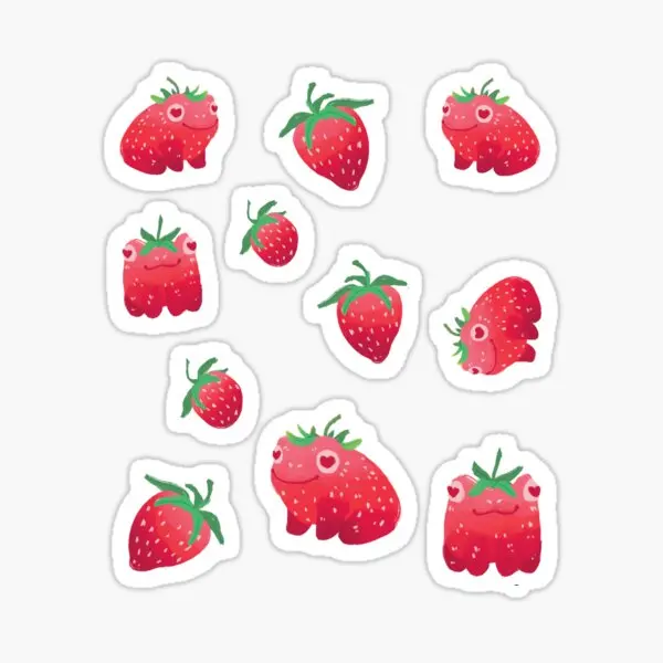 

5 шт., наклейки в виде клубники для детской комнаты