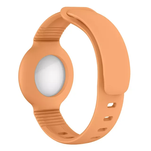 

2022 Trend for Apple AirTags Soft Silicone Strap Air Tag Anti-Scratch Bracelet Protective Cover Shell for AirTag children Watch