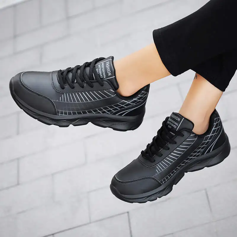 

Кроссовки без каблука, повседневная массивная обувь для тенниса, эспадрильи, танкетка, шнурки для кроссовок, для тенниса