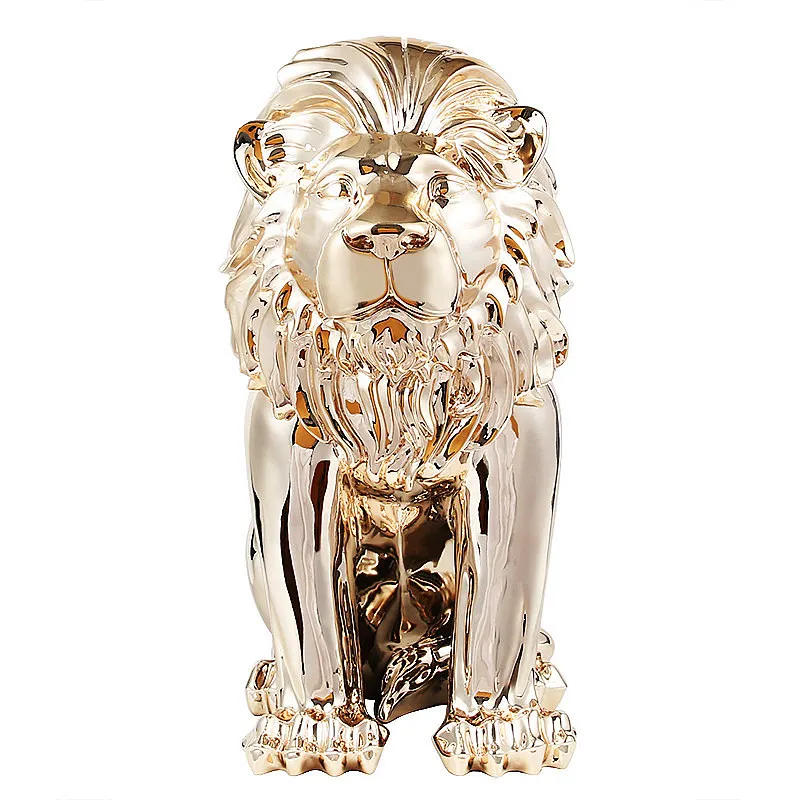 

Large Landing Lion Ornament Nordic Living Room Wine Cabinet TV Cabinet Decoration Modern Simple Office Art