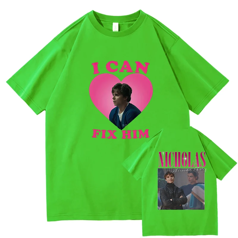 Мужская и женская двухсторонняя футболка из чистого хлопка с коротким рукавом