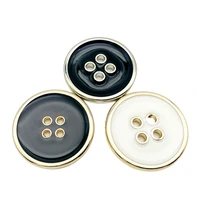 10pcs metal oil dripping garment coat buttons for clothing diy needlework sewing accessories decorative craft 4 hole buttons