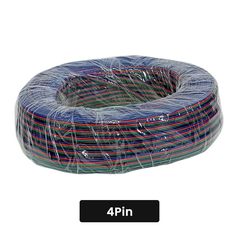 

22AWG светодиодная лента 2/3/4/5/6Pin 5 В 12 В удлинительный электрический кабель для WS2812B WS2811 5050 RGB RGBWW светодиодные фонари автомобильные колонки авто