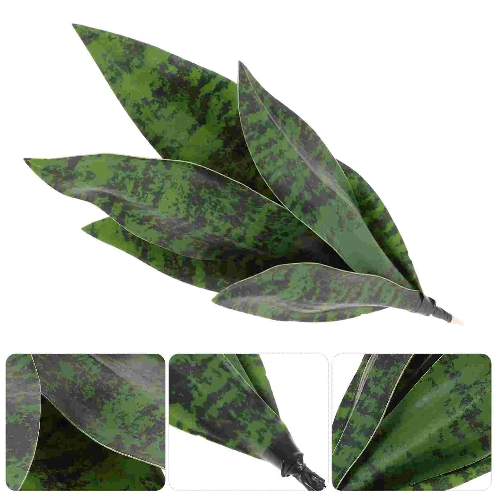 Искусственный тигр пиранья змеиное растение украшение для дома декор сделай сам