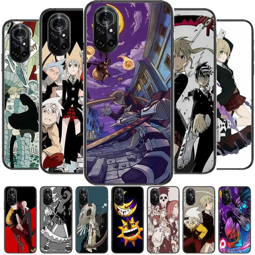 

Soul Eater Anime HD Clear Phone Case For Huawei Honor 20 10 9 8A 7 5T X Pro Lite 5G Black Etui Coque Hoesjes Comic Fash design
