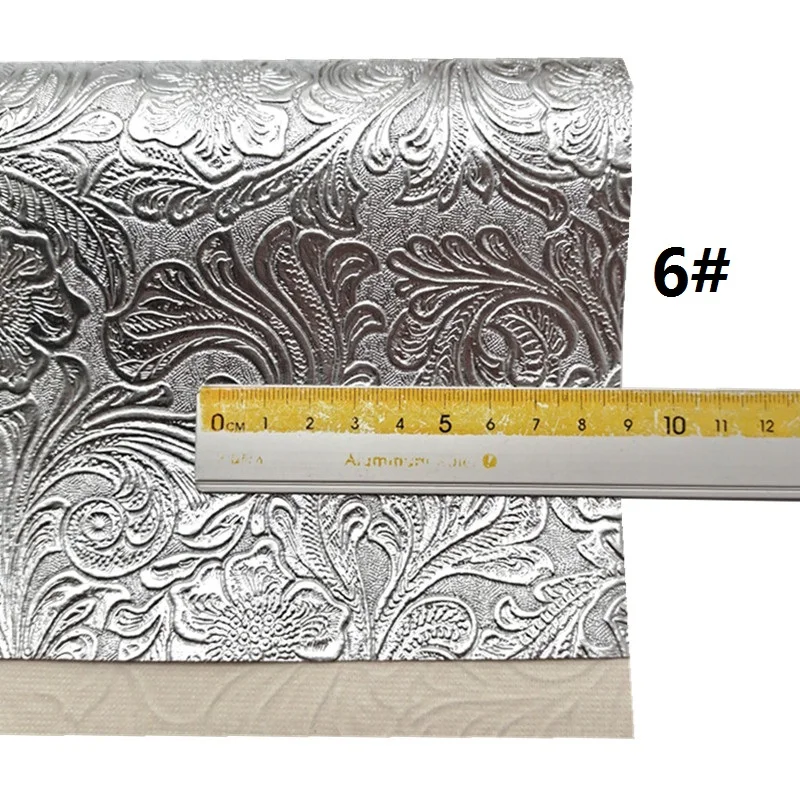 Набор из серебристой искусственной кожи с изображением рыбьей чешуи сердца и