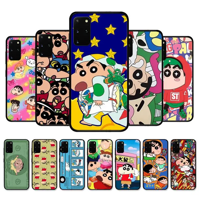 

C-Crayons Shin Funny Boys Chans Phone Case for Samsung S10 21 20 9 8 plus lite S20 UlTRA 7edge cover