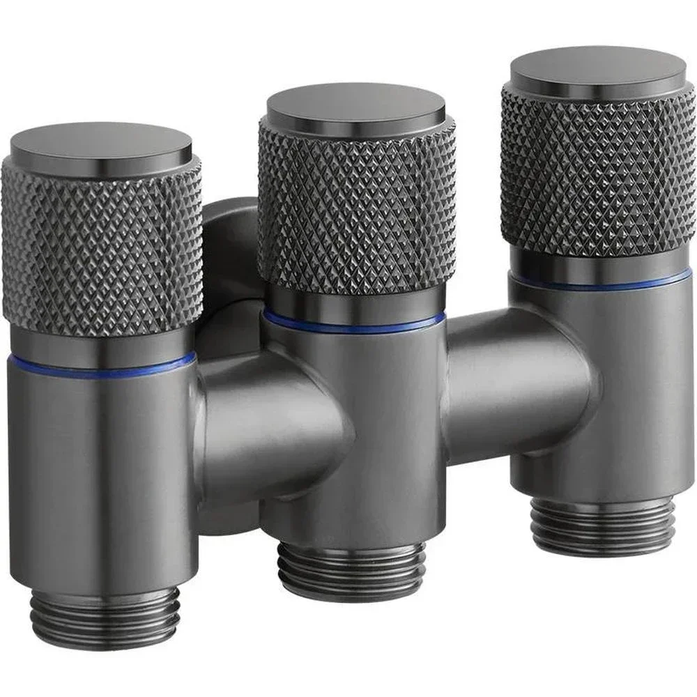 

Универсальный смеситель 1/2 с резьбой один в три выхода, кухонный впускной клапан из нержавеющей стали, фитинг клапана, фитинги для туалета и ванной комнаты